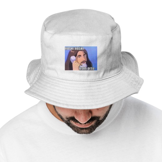 Discover moshi moshi jesus desu anime Bucket Hats