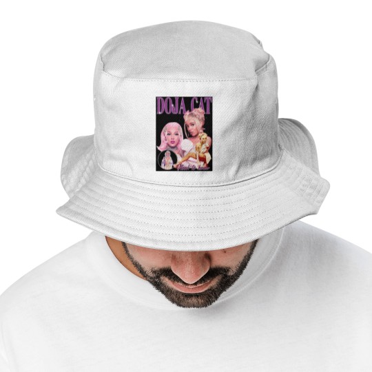 Discover Bootleg Doja Cat Bucket Hats, Doja Cat 90s Graphic Bucket Hats, Vintage Bucket Hats