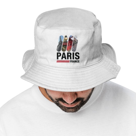 Discover Paris, France Bucket Hats