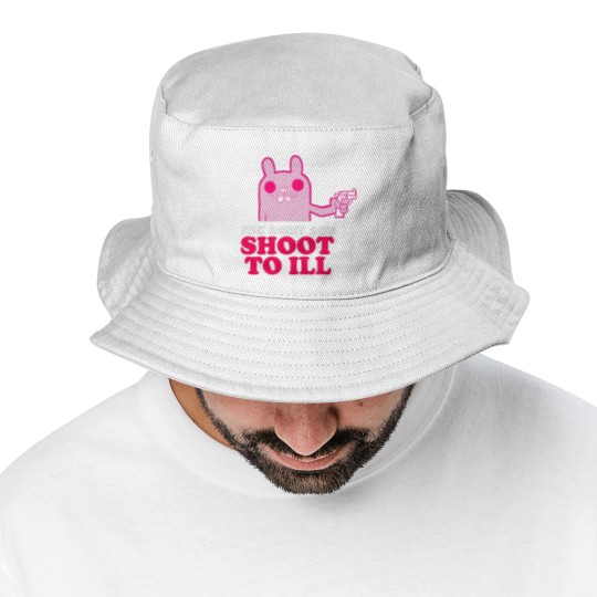 Discover Gorillaz - Pink Rabbit Says- Shoot to Ill89 Bucket Hats