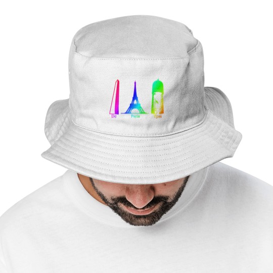 Discover Ypsilanti Water Tower Full Color Bucket Hats