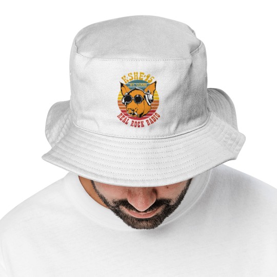 Discover Real Rock Radio Retro Bucket Hats