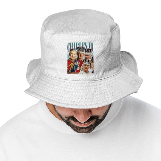 Discover Limited King Charles III Vintage Bucket Hats