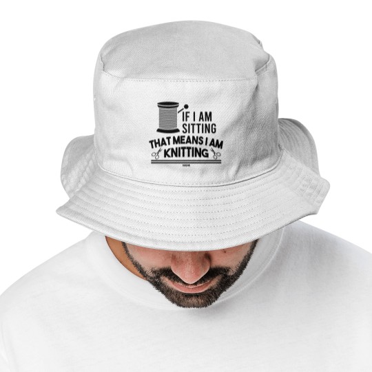 Discover Knitting needle hand knitting Bucket Hats