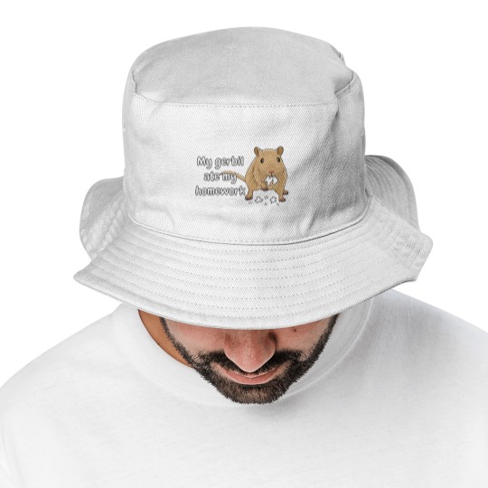 Discover Gerbil Ate My Homework Bucket Hats