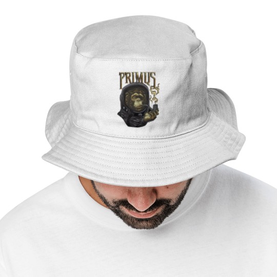 Discover Primus Monkey Metal Rock Band Vox Vintage Bucket Hats
