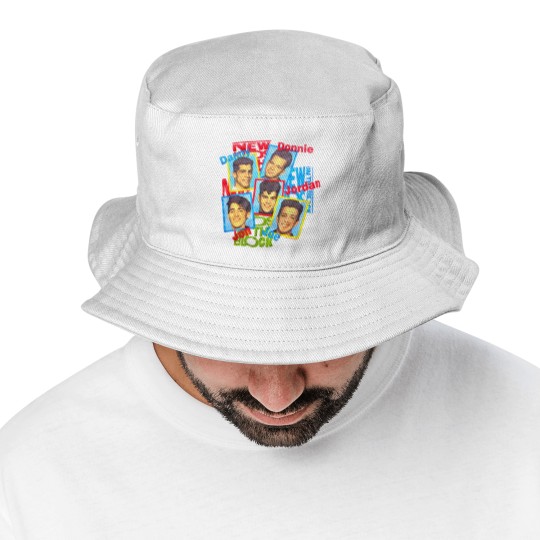 Discover NK on The Block Bucket Hats, Vintage NKOT Block Pink Bucket Hats
