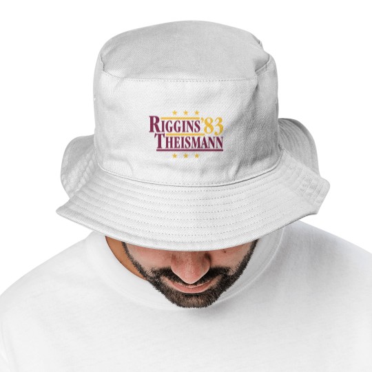 Discover Riggins & Theismann '83 Bucket Hats, Football Legends For President Fan Bucket Hats