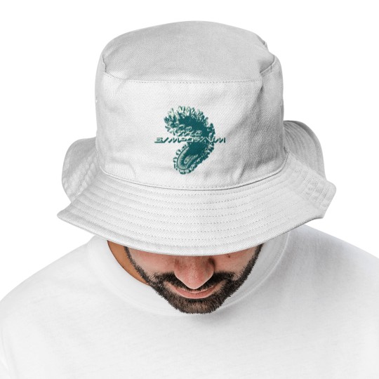 Discover The Symposium sci-fi with new logo Bucket Hats
