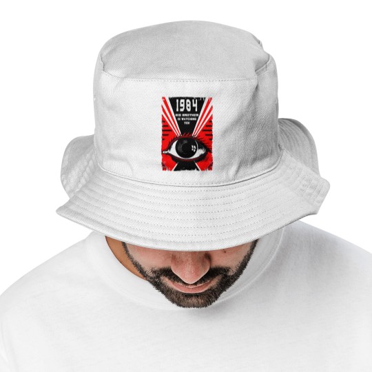 Discover 1984 V10 (Orwell) Poster Men Bucket Hats