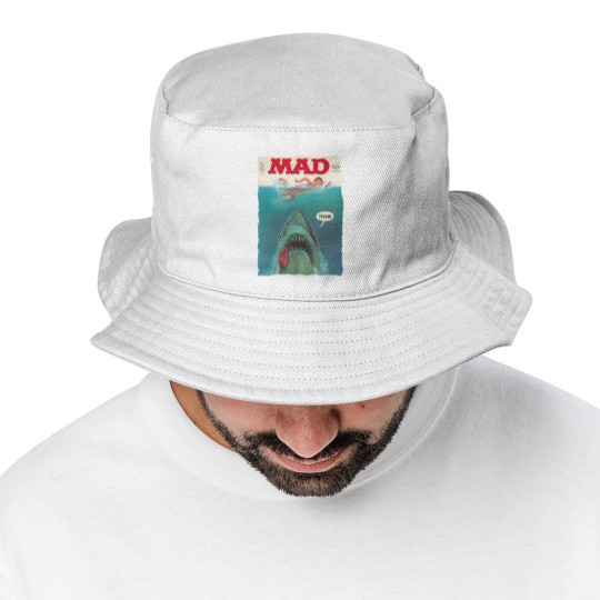 Discover Mad Magazine Jaws Cover Deep Sea Funny Super Cool Best Gift Top Bucket Hats Bucket Hats