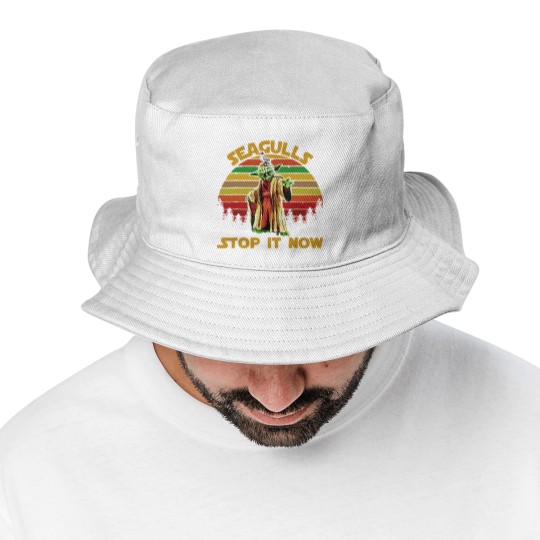 Discover Seagulls Stop It Now Retro Low Bucket Hats