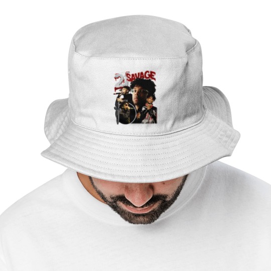 Discover Limited 21 Savage Vintage 90s Bucket Hats, Gift For Woman and Man Unisex Bucket Hats