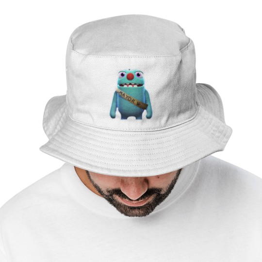 Discover Filbo Fiddlepie Bugsnax MayorCatch All The Snax In Your Trap Tri-blend Bucket Hats