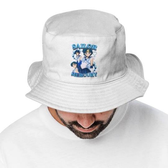 Discover Sailor Mercury Ami Mizuno Bootleg Bucket Hats