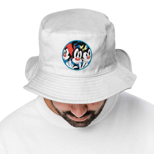 Discover Animaniacs | Warner Siblings Circle Graphic Bucket Hats
