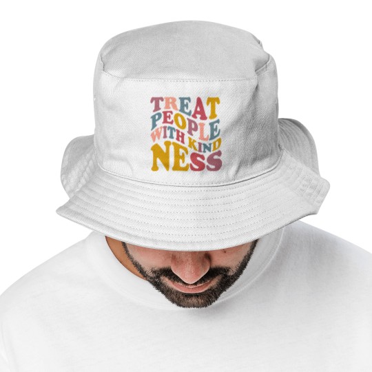 Discover Treat People With Kindness Bucket Hats