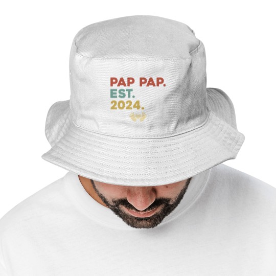 Discover Pap Pap Est 2023 Pap Pap To Be Established 2023 Bucket Hats
