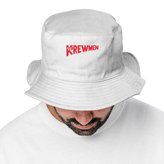 Discover Vintage The Krewmen Pure Rockabilly Psychobilly Music Big Printed Bucket Hats