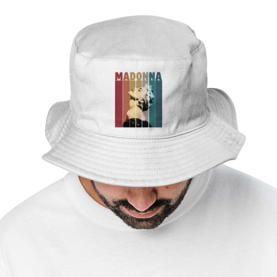 Discover Madonna Retro Vintage Bucket Hats, Madonna Bucket Hats, Music Bucket Hats, Gift Bucket Hats For You And Your Friends, Vintage Madonna Bucket Hats