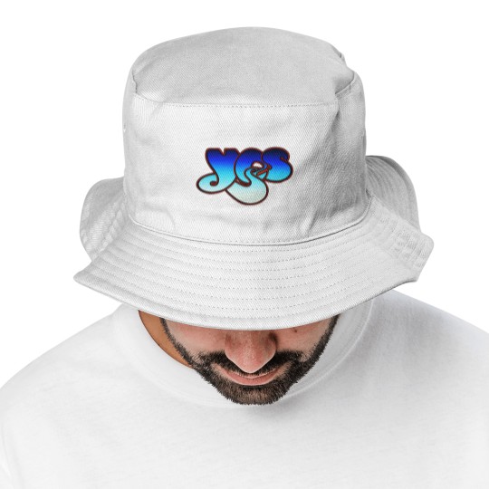 Discover Blue Yes Logo Bucket Hats