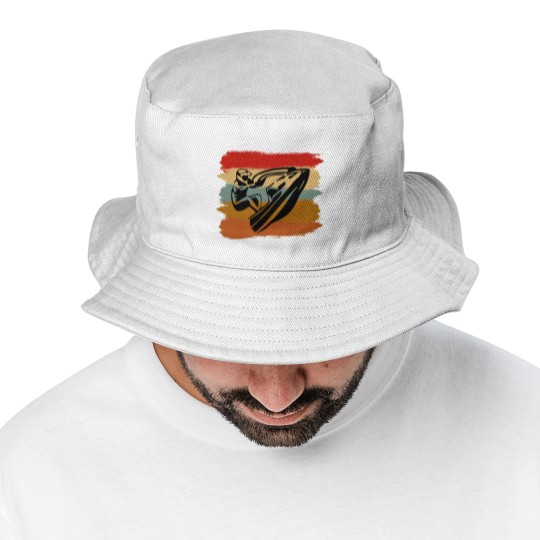 Discover Jetski Seadoo Retro Art Gift Bucket Hats