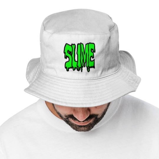 Discover Slime, nothing but pure disgusting slime Bucket Hats