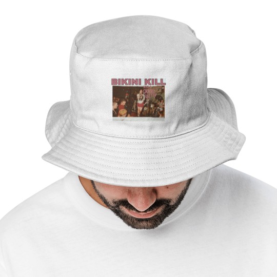 Discover Vintage 90s Bikini Kill Bucket Hats, Bikini Kill Rock Band Bucket Hats,