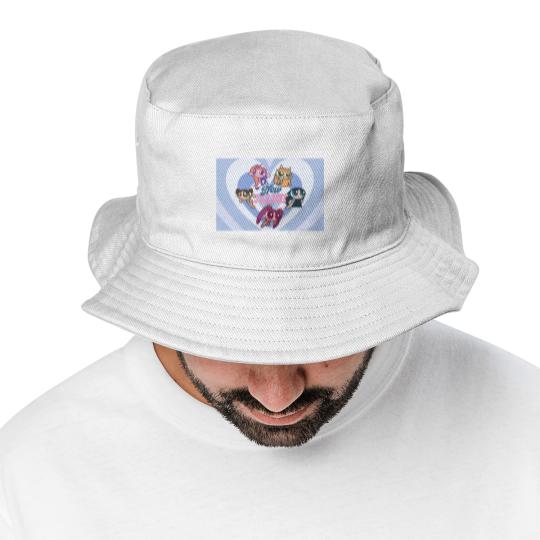 Discover NewJeans Powerpuff Girls Heart Bucket Hats