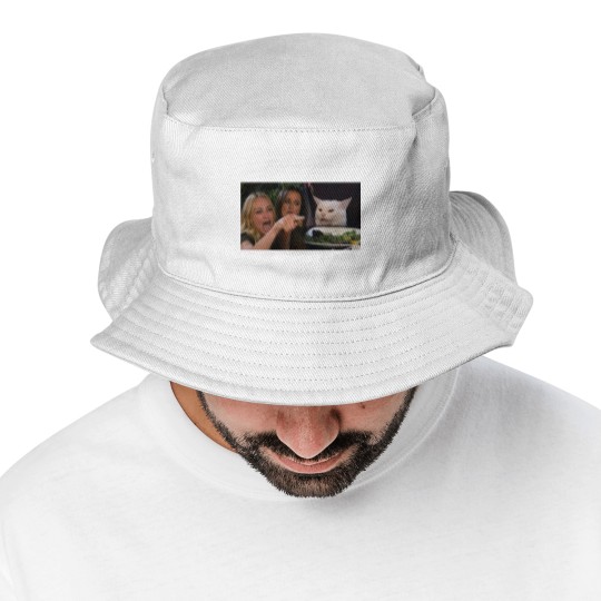 Discover Woman Yelling at a Cat - Meme - Bucket Hats