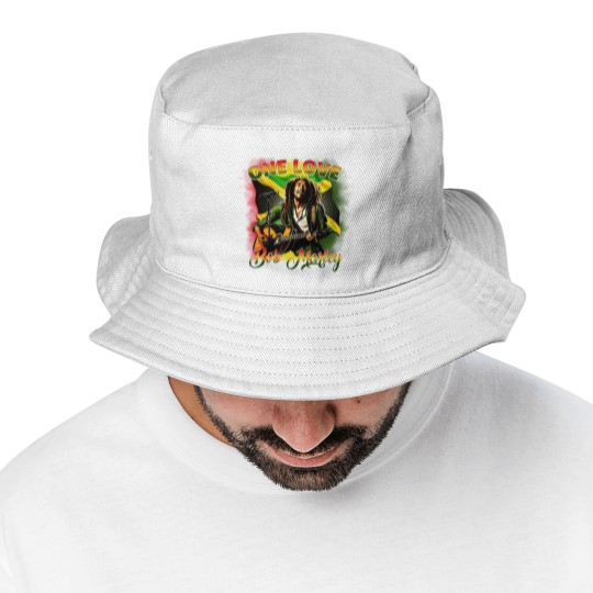 Discover Bob Marley , One love, One love movie Bucket Hats