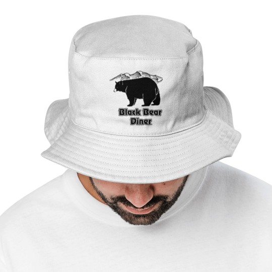 Discover Black bear diner Bucket Hats