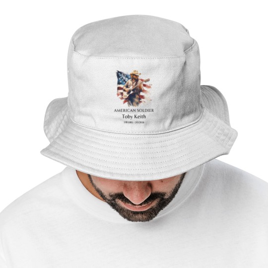 Discover Toby Keith American soldier Bucket Hats