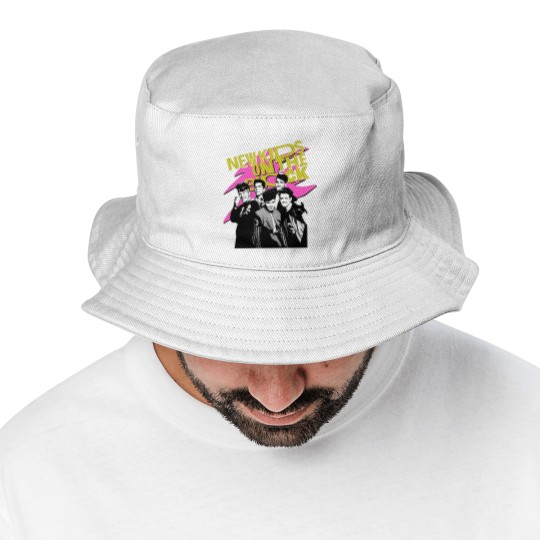 Discover Vintage NKOT Block Pink, NK on The Block Vintage Style Bucket Hats, Mixtape Tour 2022 Bucket Hats, NKOT Block Band Bucket Hats, NKOT Block Concert Bucket Hats