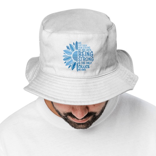 Discover Colon Cancer Awareness Bucket Hats, Cancer Ribbon Graphic Tees
