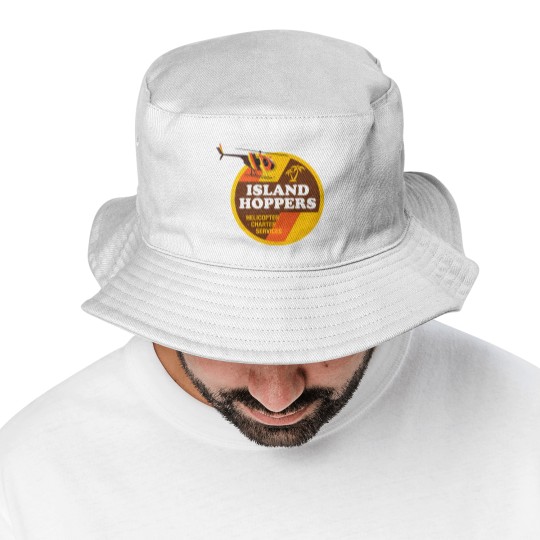 Discover island hoppers - RETRO DISTRESSED Bucket Hats
