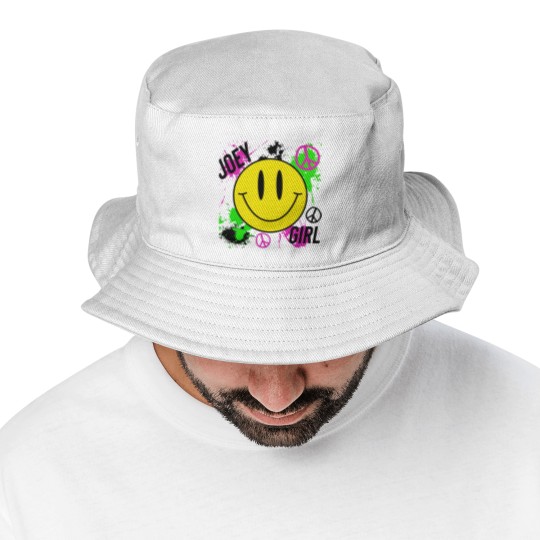 Discover Joey Girl NKOT Block Bucket Hats, Joey McIntyre, New Kids on Block, Retro, 80s, 90s Short-Sleeve Bucket Hats