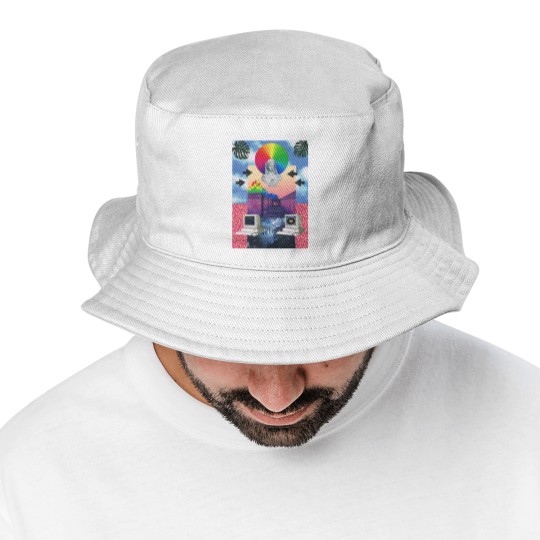 Discover Vaporwave 4 - Vaporwave - Bucket Hats