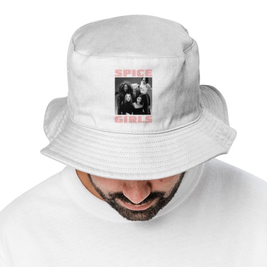 Discover Vintage 90s Spice Girls Graphic Unisex Black Bucket Hats