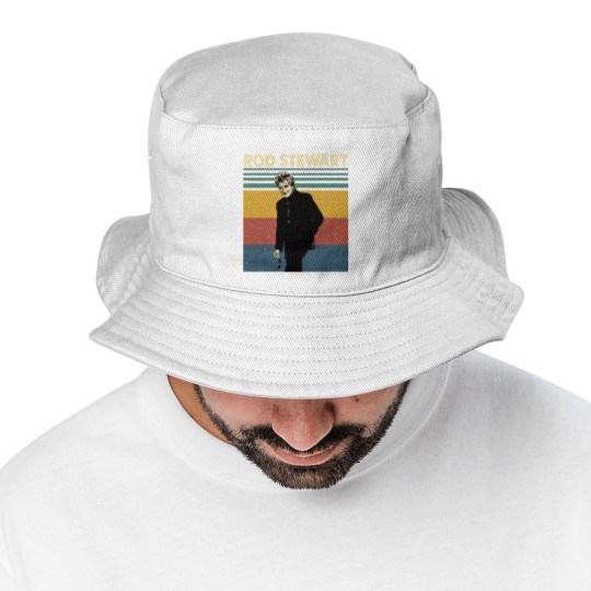 Discover Rod Stewart Retro Vintage Bucket Hats, Rod Stewart Gift Bucket Hats
