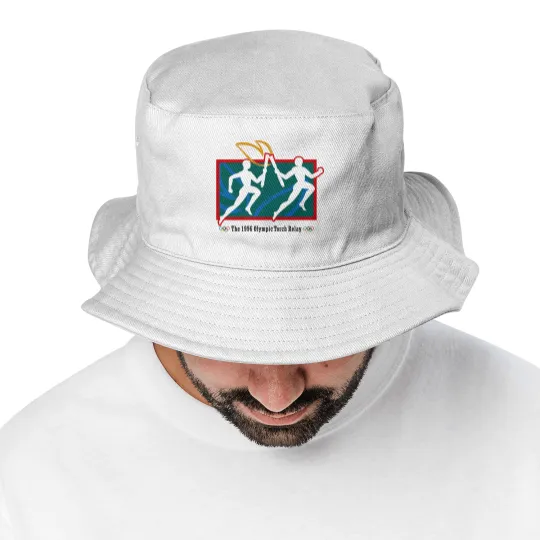 Discover 1996 Summer Olympics torch relay Bucket Hats