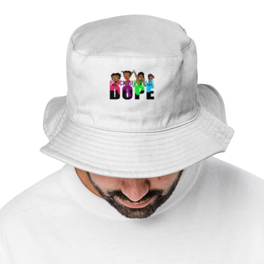 Discover Betty Boop Black Girls Are Dope Vintage Bucket Hats, Animation Bucket Hats, Betty Boop Bucket Hats