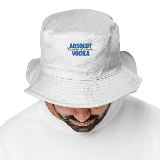 Discover Absolut Vodka Logo Bucket Hats