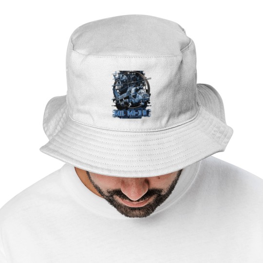Discover Mi-35 Hind Attack Helicopter Active Bucket Hats