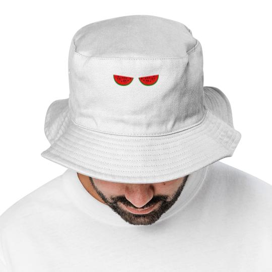 Discover Juicy Watermelon Boobs Bucket Hats, Fruit Boobs Bucket Hats