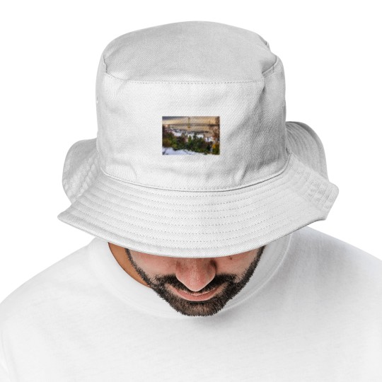 Discover Queensferry Harbour and Road Bridge Bucket Hats
