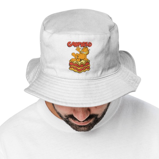 Discover Garfield Lasagna Slice Garfield Pose Bucket Hats