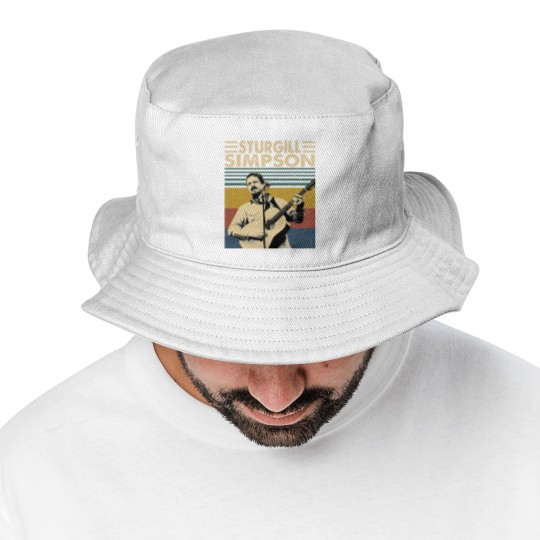 Discover Sturgill Simpson Retro Vintage Unisex Bucket Hats, Sturgill Simpson Music Bucket Hats