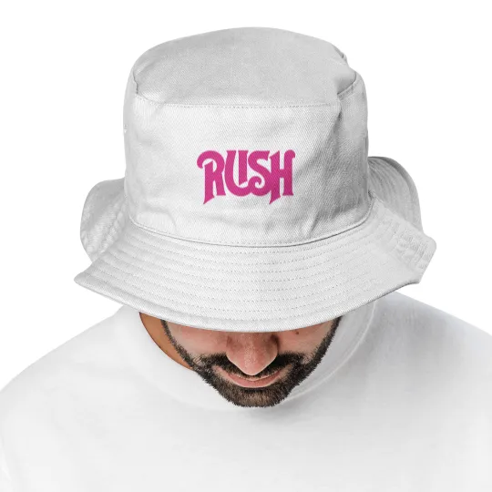 Discover rush, rush logo, rush merch, rush band, rush rock band, rush officials Bucket Hats