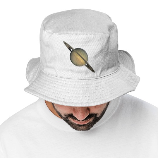 Discover Saturn Print Cool Space Bucket Hats